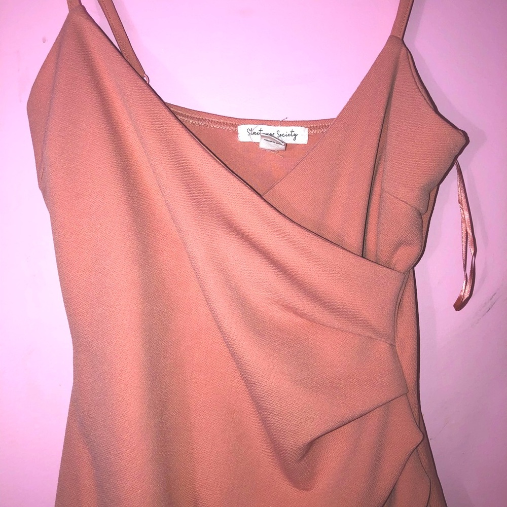 Pink going out dress